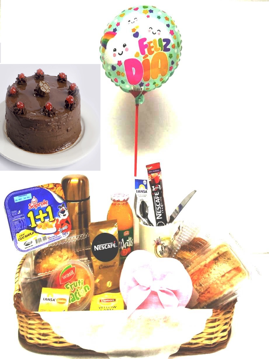 Desayuno de Cumplea�os m�s Torta del Dia 15 personas